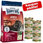 Happy Dog -suurpakkaus + Lukullus-märkäruokaa kaupan päälle!