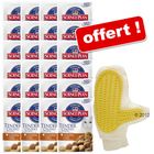 Hill's sachets fraîcheur 24 x 100 g + Gant de brossage