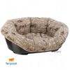 Honden en kattenmand Sofà met Kussen - beige