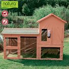 Housse pour clapier à lapin Natura 120 Exclusif + enclos