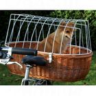 Hunde-Fahrrradkorb XXL mit Schutzgitter