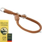Hunter Round & Soft Dog Collar - Cognac