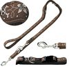 Hunter Set: Dog Lead & Collar Krazy Scull Flower  Vario