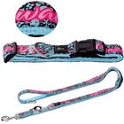 Hunter Set: Halsband Krazy Hawaii Dog + Hundeleine