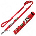 Hunter Set: Halsband Vario Basic + Hundeleine, rot