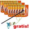 Iams bustine 18 x 100g + Canna-gioco gratis!