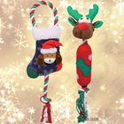 Jouet de Noël en fleece avec corde