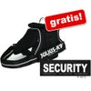 Julius-K9 Powergeschirr schwarz + Logosticker 