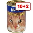 10 + 2 kaupan päälle! 12 x 410 g Bozita-märkäruoka