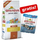 2 kg Almo Nature Holistic + Snack Azul Label gratis!