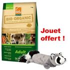 12,5 kg de croquettes bio Defu + Jouet raton laveur
