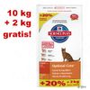 10 + 2 kg gratis! 12 kg Hill's Feline Trockenfutter