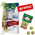 4 kg Happy Cat Fit & Well + Katzensoftbälle Rainbow gratis!