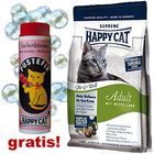 4 kg Happy Cat Fit & Well + Pustefix bellenblaas GRATIS!