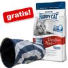 10 / 8 kg Happy Cat + túnel con crujido gratis!