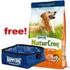 15 kg Happy Dog Natur + Folding Food Bowl Free!
