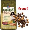 12 kg Hill's Nature's Best + Ostrich & Venison Cookies Free!