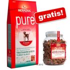 12,5 kg Mera Dog Pure + 600g Mera Dog pure Snack gratis