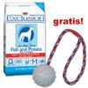 4 kg suchej karmy Exclusion + piłka na sznurku gratis!