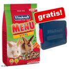 5 kg Vitakraft Menü Vital Conigli nani + Box cibo gratis!