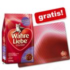 1,5 kg Wahre Liebe tørfoder + gratis dækkeserviet!