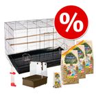 Kit complet avec cage pour perruche