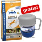 Kleine zak Bosch + Reisvoerbak gratis!