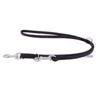 Laisse Buffalo en cuir de buffle noir
