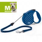 Laisse pour chien flexi à pois Medium (5 m)
