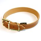 Leather Collar Buffalo, cognac