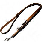 Leather Dog Lead Stars 200 cm