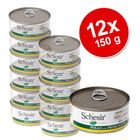 Lot économique : boîtes pour chien Schesir 12 x 150 g
