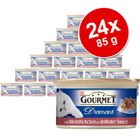 Lot économique: bouchées pour chat Gourmet Diamant 24 x 85 g