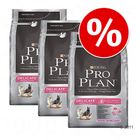 Lot économique : croquettes pour chat Pro Plan 3 x 1,5/3 kg