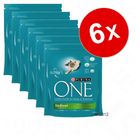 Lot économique croquettes Purina One 6 x 0,8/1,5 kg