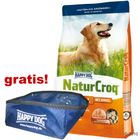 Lot Croquettes Happy Dog Natur + Gamelle pliable offerte !