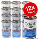 Lot de boîtes Schesir 12 x 140 g