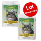 Lot de 2 litières Professional Classic absorbeur d'odeurs