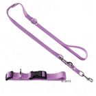 Lot Hunter Ecco Sport, lilas : collier + laisse pour chien