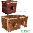 Maisonnette en rondin pour rongeur Jerrik