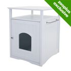 Multi Purpose Wooden Pet Den - White