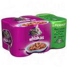 Multipack Whiskas Cans 6 x 390 g