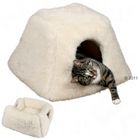 Niche pour chat en peluche Fay