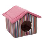 Niche pour chat et petit chien Funny Stripes
