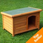 Niche pour chien Woody avec toit plat