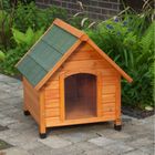 Niche Spike Confort avec porte en plastique pour chien