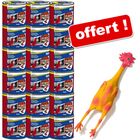 Nourriture en boîte Bozita 18 x 635 g + jouet Poulet