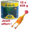 Nourriture en boîte Bozita 12 x 635 g + jouet poulet offert