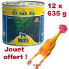 Nourriture en boîte Bozita 12 x 635 g + jouet poulet offert