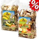 Oferta owocowa: JR Farm Chipsy bananowe + chipsy jabłkowe